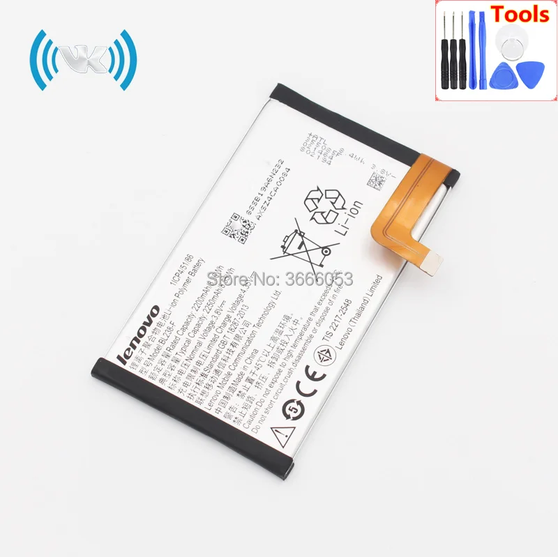 VK 2250 mAh/8.55Wh 3 8 V BL238-F запасная батарея для Lenovo Vibe X2pro X2 pro X2PT5 перезаряжаемый
