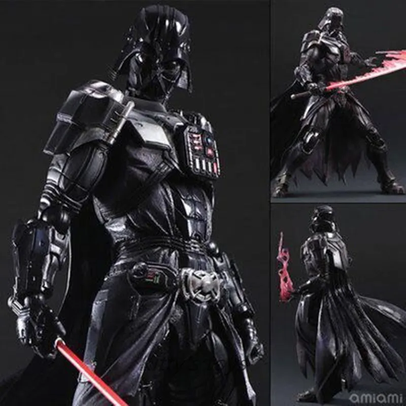 Star Wars Action Figure Playarts Kai Darth Vader Toys Collection Model PVC 275mm Star Wars Vader Play arts Kai  kb0336