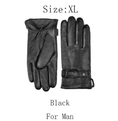 Оригинальные xiaomi Mijia Youpin мужские/wo мужские перчатки из овчины с сенсорным экраном из испанского сырья для xiaomi комплекты умного дома - Цвет: Men XL