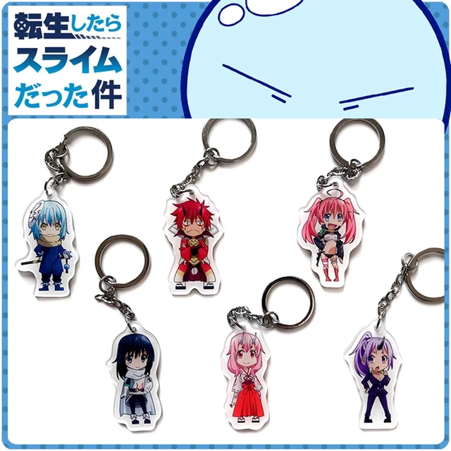 Details about / Set of 3 Reincarnated As Slime Anime Acrylic Keychain Hakurou Shion Shuna