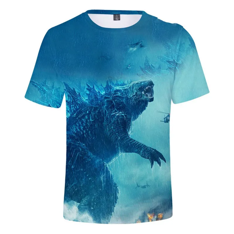 Kid/'s Boys/' And Girls/' Godzilla O-neck Cotton Tee Shirt