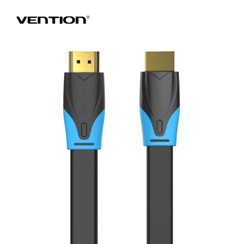 Vention hdmi-hdmi кабель Плоский HDMI2.0 кабель папа-папа 4 к* 2 к 18 Гбит/с поддерживает Ethernet, 3D, 4 к видео для HDTV PS3/4 1m2m3m10m