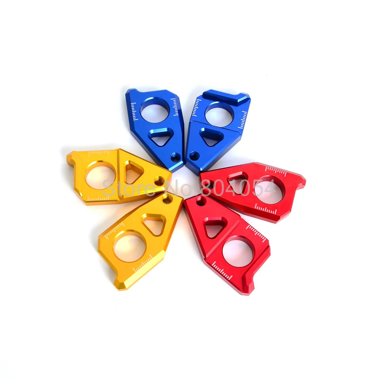 

CNC Rear Axle Spindle Chain Adjuster Blocks For Yamaha T-MAX 530 FZ8 2012 2013 2014 2015