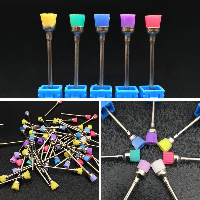 

Colorful Nail Art Drill Bit Cleaning Brush for Electric Machine Stainless Steel Nail Drill Bits Manicure Nail Art Tools Pedicure