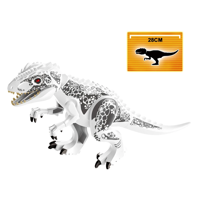 T-REX Indominux Rex Tirannosauro -COMPATIBILE Jurassic World Minifigure 