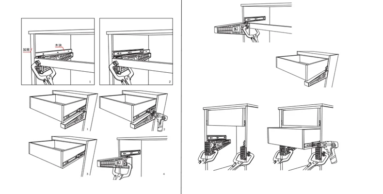 Направляющая для установки ящика, набор для крепления шкафа, вспомогательный держатель для позиционирования, деревообрабатывающий Столярный ящик для инструментов, направляющий кронштейн