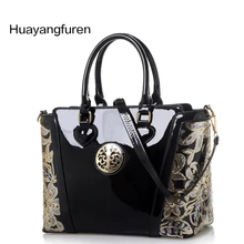 Rotwein lackierten ledernen glänzende gestaltung tasche eimer tasche damen handtasche 2017 damenmode handtasche umhängetasche Q3