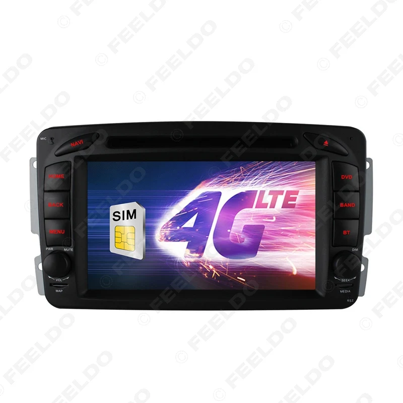 Best FEELDO 7" Android 6.0 (64bit) DDR3 2G/16G/4G Car DVD GPS Radio Head Unit For Mercedes Benz Vaneo/Viano/Vito/C-Class W203 #2782 18