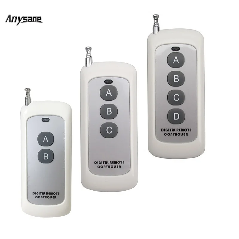 Universal wireless 433mhz rf transmitter 30A remote control switch