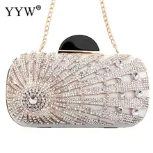 Серебряная Роскошная вечерняя сумочка, женские клатчи, вечерние клатчи, свадебные сумки, жемчужные модные сумки со стразами, Новинка