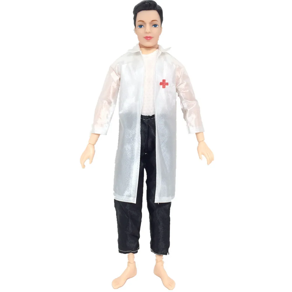 NK один набор кукольных игрушек модная одежда Униформа Ангел женский медсестры мужской Доктор Платье игрушки для куклы Барби Косплей JJ
