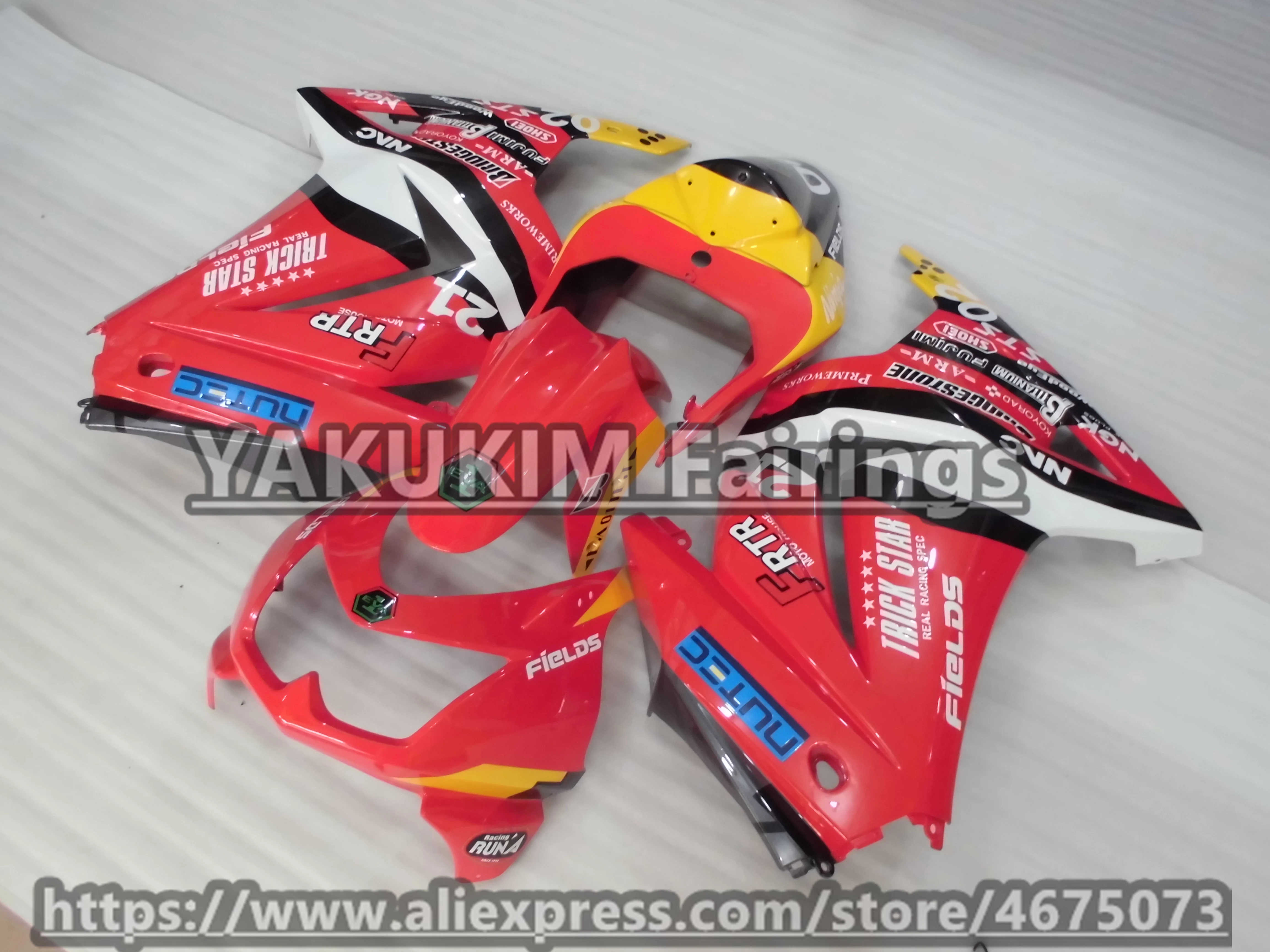Впрыска ABS Обтекатели комплект для Kawasaki 250R ниндзя ZX 250 2008 2009 2010 2011 2012 2013 мотоциклетные Обтекатели EX250 08-14 bady