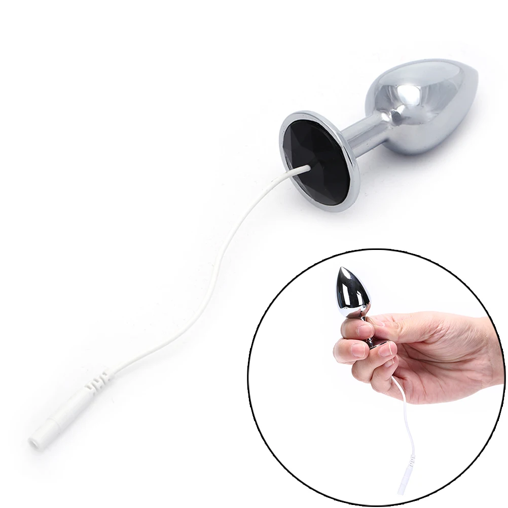 Анальный электроприбор Plug Секс-игрушки для Для мужчин Для женщин 28*70 мм медицинские тематические игрушки массажер электрическим током