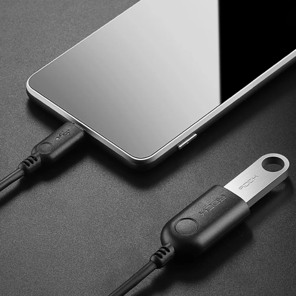 ROCK type C к USB 3,0 адаптер быстрая передача 110 см OTG адаптер type C конвертер USB