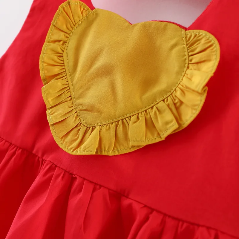 Summer Baby Dress Girl Clothes 2018 New Kids Cute Heart First Birthday Newborn Princess Party Dresses For Toddler Infant Costume (4)