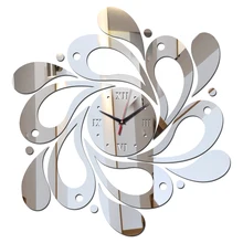 Специальное предложение 3d diy стикер настенные часы украшение для дома зеркальная акриловая наклейка мебель современный стиль