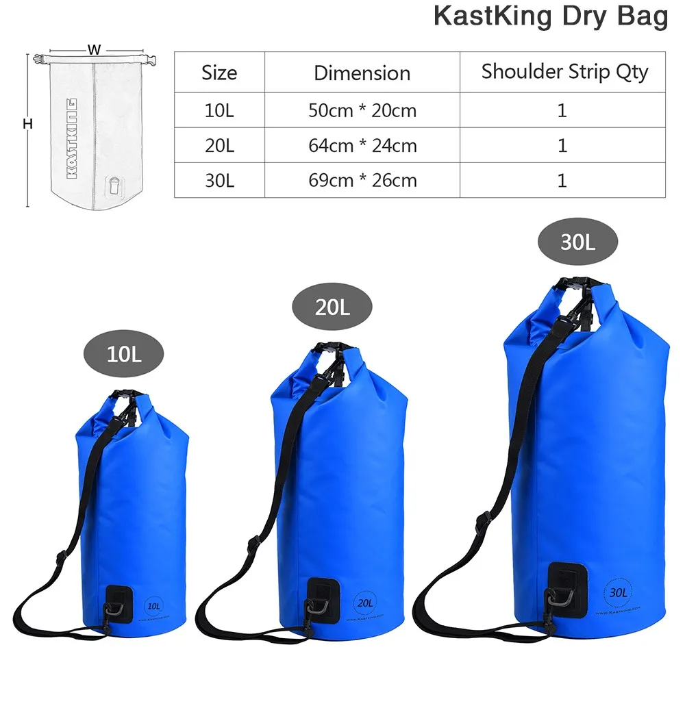 KastKing Outdoor Waterproof Dry Bag - Finish-Tackle