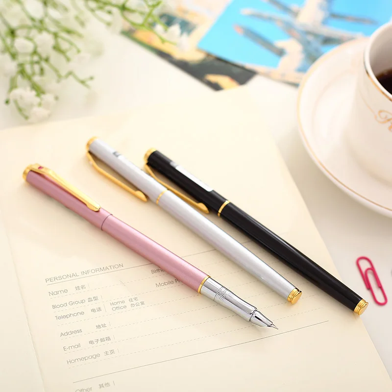 

New S681 Fountain Pen 0.38mm special design metal material for students Stationery Product Office School Supplies Gift