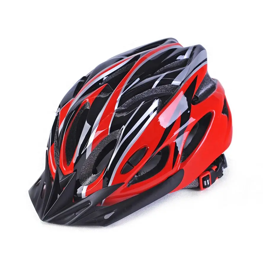 MTB велосипедный шлем Casco Ciclismo велосипедная шапка велосипедные шапки Сверхлегкий дорожный горный Fietshelm дышащий головной протектор Bicicleta - Цвет: Красный