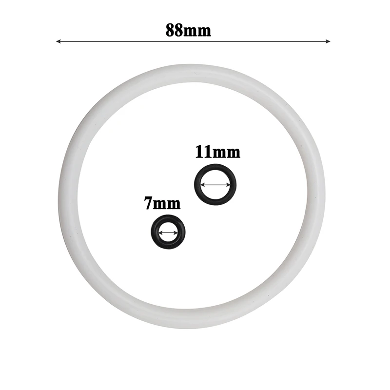 3 шт., для пищевых продуктов кега для домашнего пивоварения уплотнительное кольцо, высококачественное Силиконовое уплотнительное кольцо для крышка кега Сменный Набор, белое уплотнительное кольцо, барные аксессуары