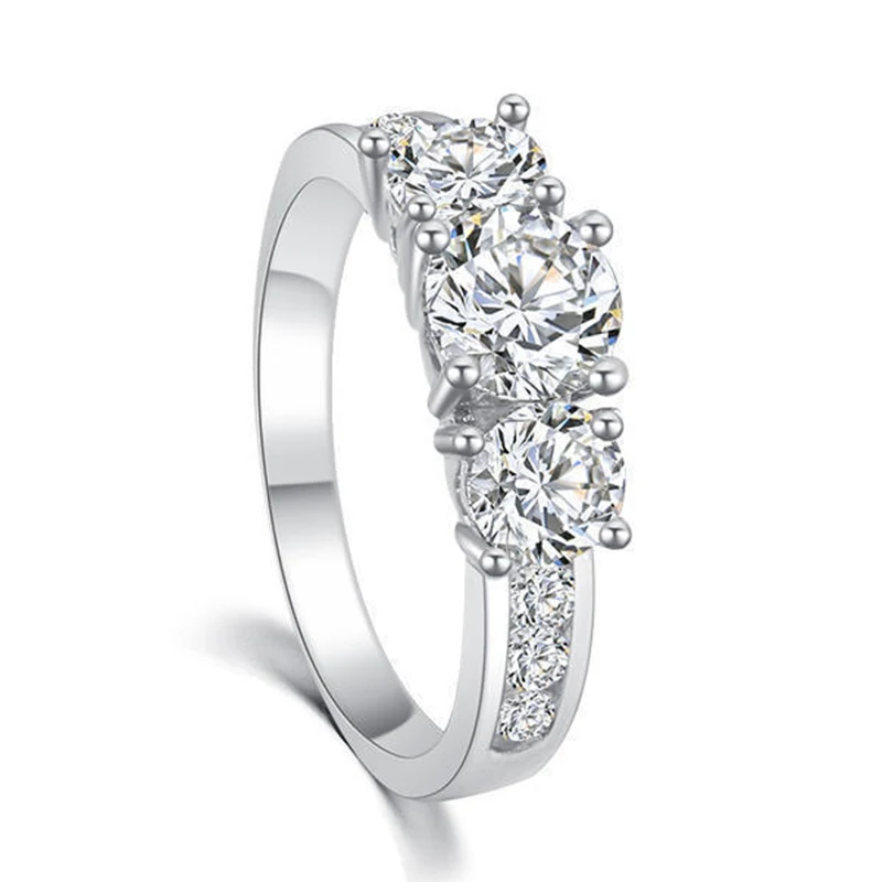 Новое поступление Кольца для Женская циркониевая кольцо обручальное кольцо для свадьбы День рождения