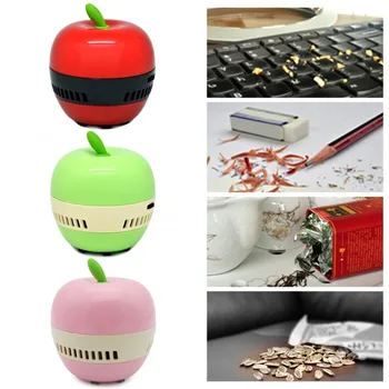 

Mini Apple-shaped Desktop Coffee Table Vacuum Cleaner Dust Collector for Home Office Handheld Keyboard Cleaner Vacuum Sweeper