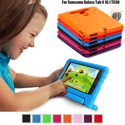 

Kids Shock Proof Silicone Case Cover For Samsung GALAXY Tab 4 T530 T531 T535 Tablet Handbag Perfect Safe Protection
