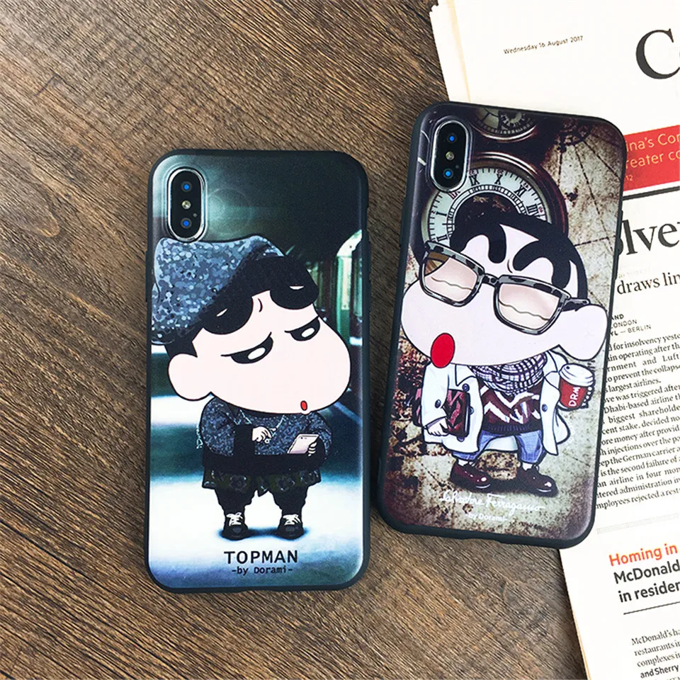 Высокое качество мультфильм чехол для iPhone 5 5S SE 6 7 8 10 шаблон любители телефон