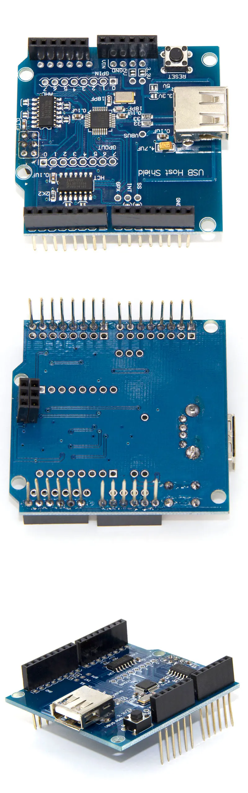 Arduino USB Host Shield 2.0 - Supports Android ADK.