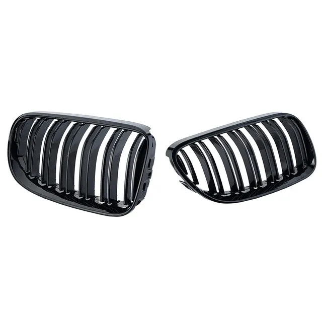 

2x Double Line Front Kidney Grille Grill For BMW 3 Series E92 E93 LCI 318i 320i 328i 335i Coupe 2-DOOR 2010 2011 2012 2013 2014