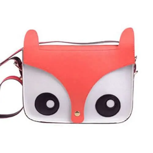 

Wholesale 10* Cute Fox Owl Retro Shoulder Messenger Bag Pu Leather CrossBody Satchel Handbag