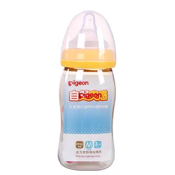 

Authentic Baby Bottle Nipple with Wide Mouth PPSU 240ml AA74/AA75 Feeding Bottle