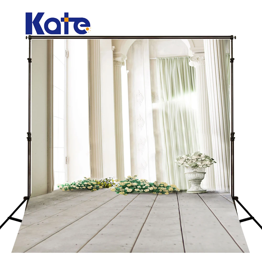 

200Cm*300Cm(6.5Ft*10Ft) Photography Backdrops Wood Floor Vase Of Flowers Fotografia Lk4315