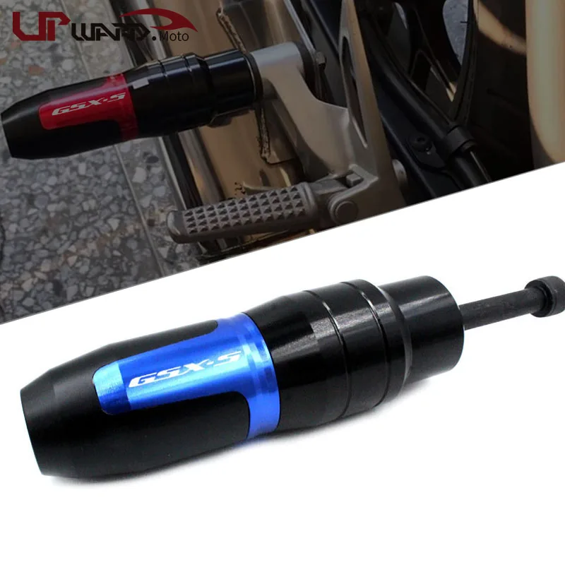 

For SUZUKI GSX-S1000 GSX-S1000F GSXS1000 GSXS 1000 Motorcycle CNC Frame Crash Pads Exhaust Sliders Crash Protector With logo