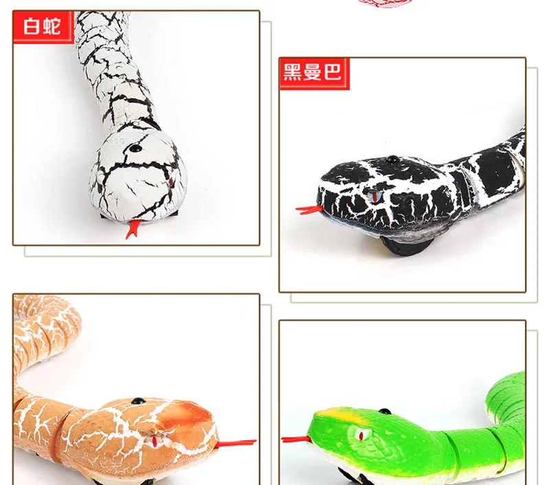 Новая электронная головоломка для питомца змея хитрая высокая имитация инфракрасного пульта дистанционного управления модель пародия животных игрушки