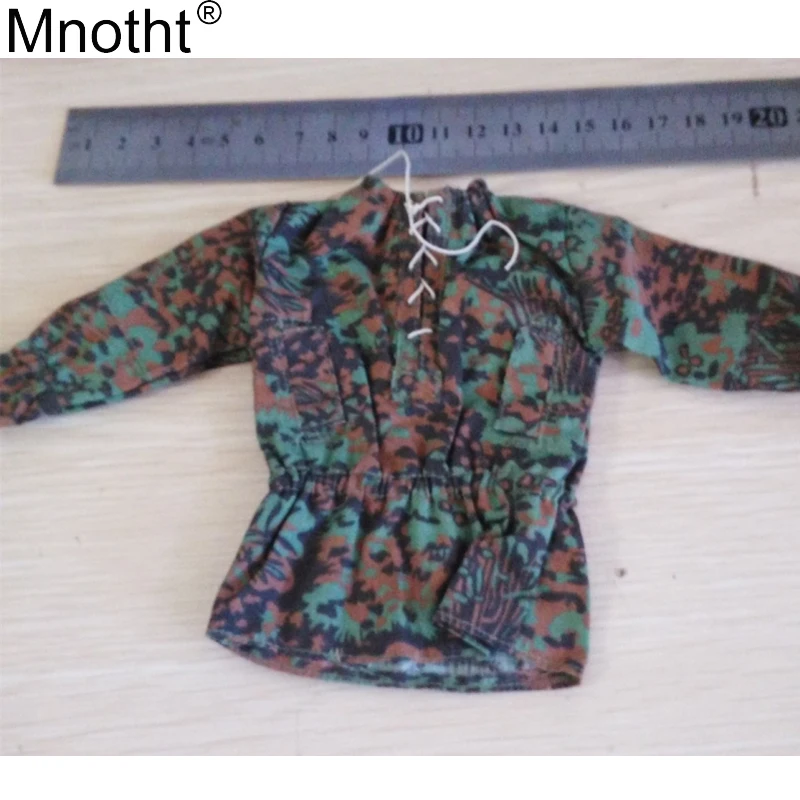 

Mnotht 1/6 Male Clothes Model Soldier Uniform Smock Oak leaves camouflage blouse Toy For 12"Soldier Action Figure Collection