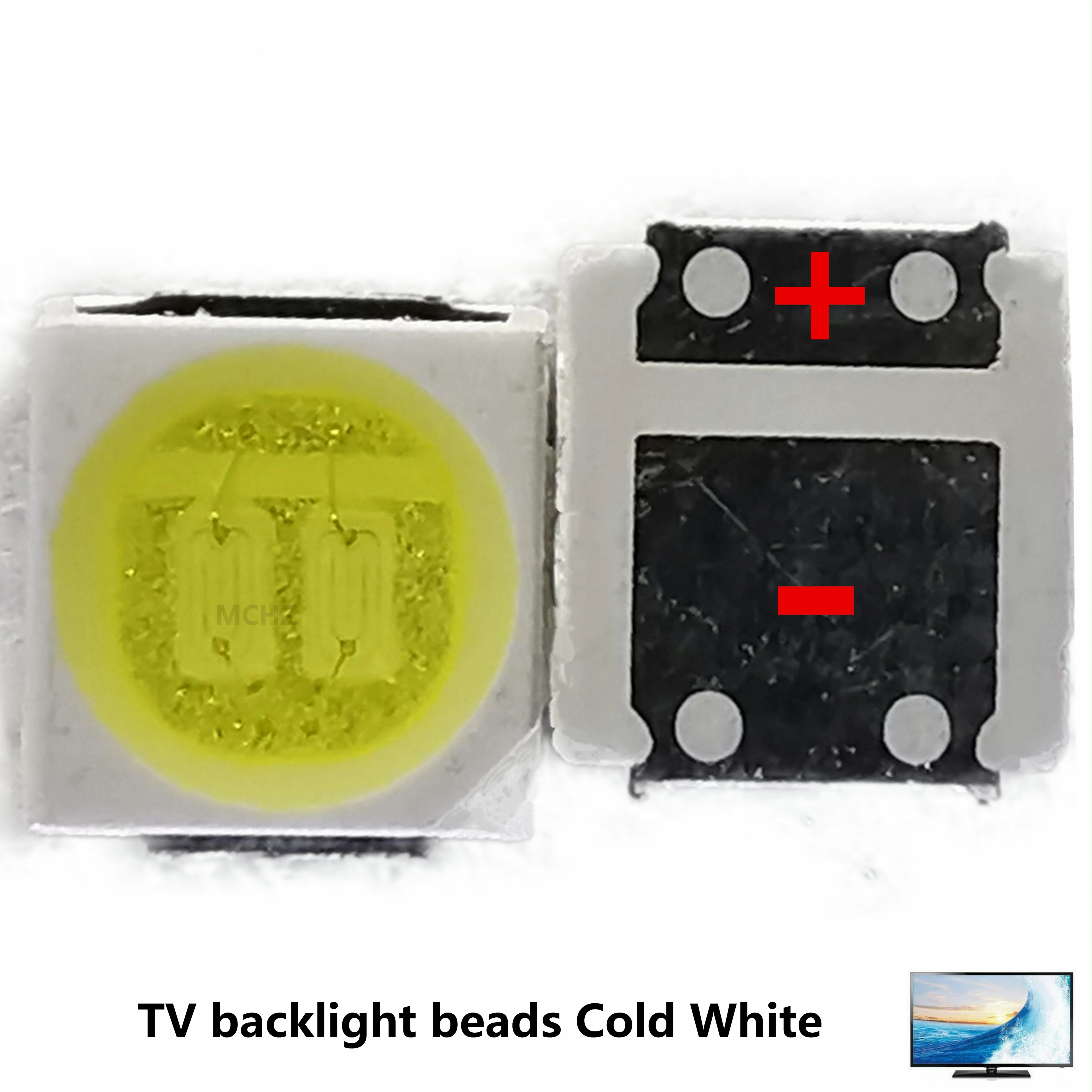 5000PCS TV backlight LED light bead 3030 3528 2835 3-3.6V 2W 220l LM Cool white 600MA