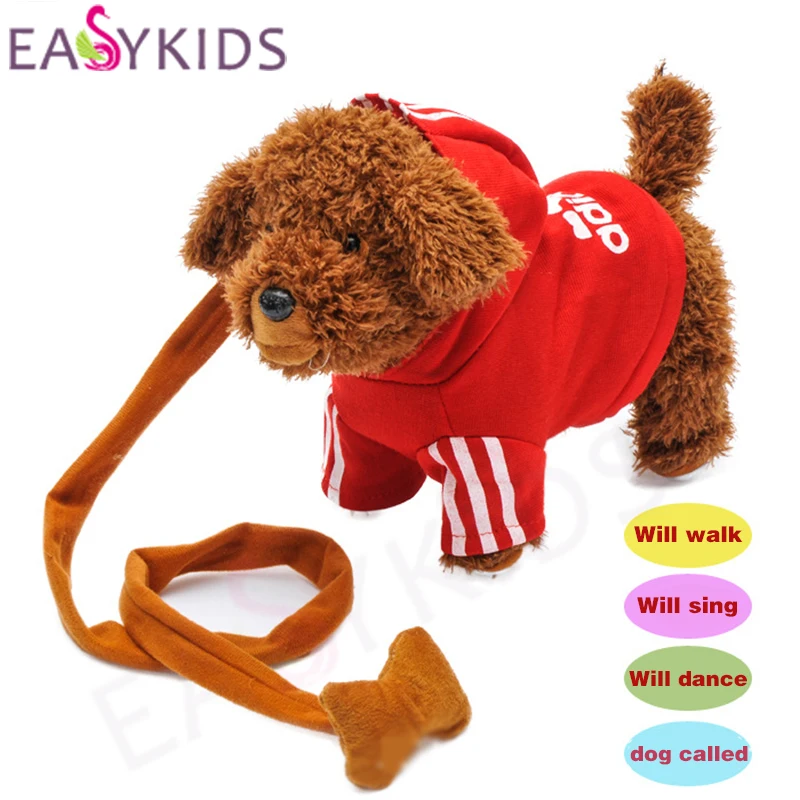 chien telecommande peluche