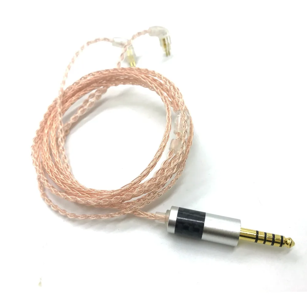 Haldane 1,2 m 8 core Litz плетеный кабель для наушников для Westone ES2 UM Ultimate Ears UE18 UE11 UE10 UE5