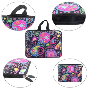 

Free Shipping Colorful 10"10.1''Netbook Laptop Sleeve Bag Case Pouch+ Hide Handle For 9.7"-10.2" Apple, ASUS,ACER, HP,DELL