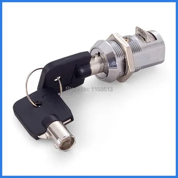 

5 pieces 30mm chrome plated keyed differently round key cabinet desk spring bolt lock