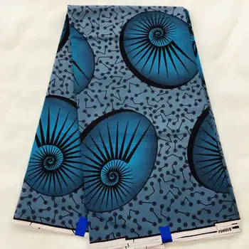 

6 yards Veritable Wax, African Fabrics 100% Cotton Mitex Block Wax Print Kitenge fabrics LSW-44