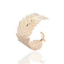 Hot Selling Gold Silver Plated Leaf Cuff Bracelets Women Leaves Alloy Wide Open Bangles Fashion Jewelry