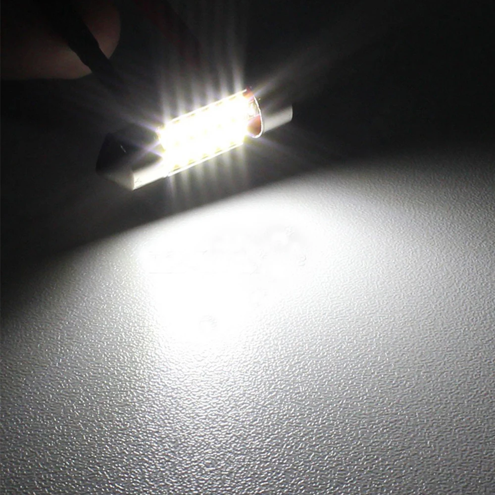 YSY светодиодная гирлянда 31 мм 36 39 41 купольная лампа 16 12SMD 4014 SMD CANBUS безошибочная