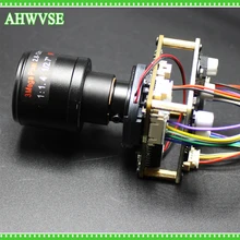 AHWVSE Long distance 2.8-12mm Lens 1920*1080P 720P 960P HD POE IP camera module board with LAN cable ONVIF P2P