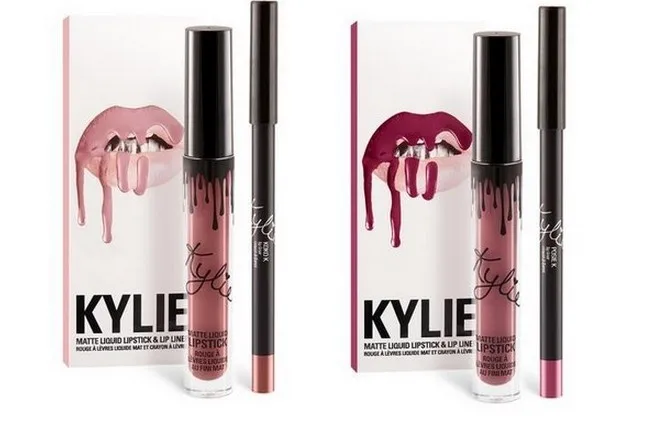 hot new KYLIE matte lipstick+lips pencil makeup lasting waterproof liquid lip gloss kilie lipstick kyliejenner lip