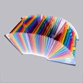 Expanding Files Folder 24/37 Pockets A4 Accordioning Files Organizers Multicolors Portable Plastic wallet Folders Documents|File Folder| -
