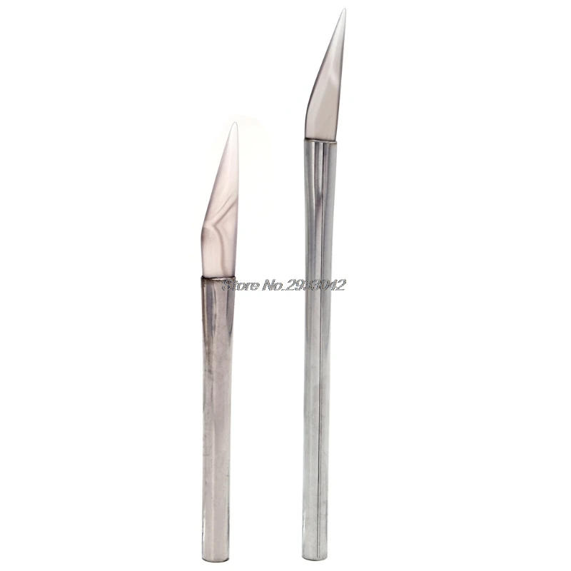 

Knife Tipped Agate Stone Burnisher Burnishing Jewelry Making Tool With Handle -W128