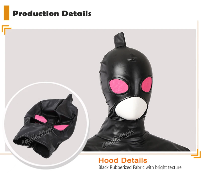 High-Quality-Gwen-GwenPool-Cosplay-Costume-with-cloak-lycra-and-glumming-fabric-UncleHulk-21