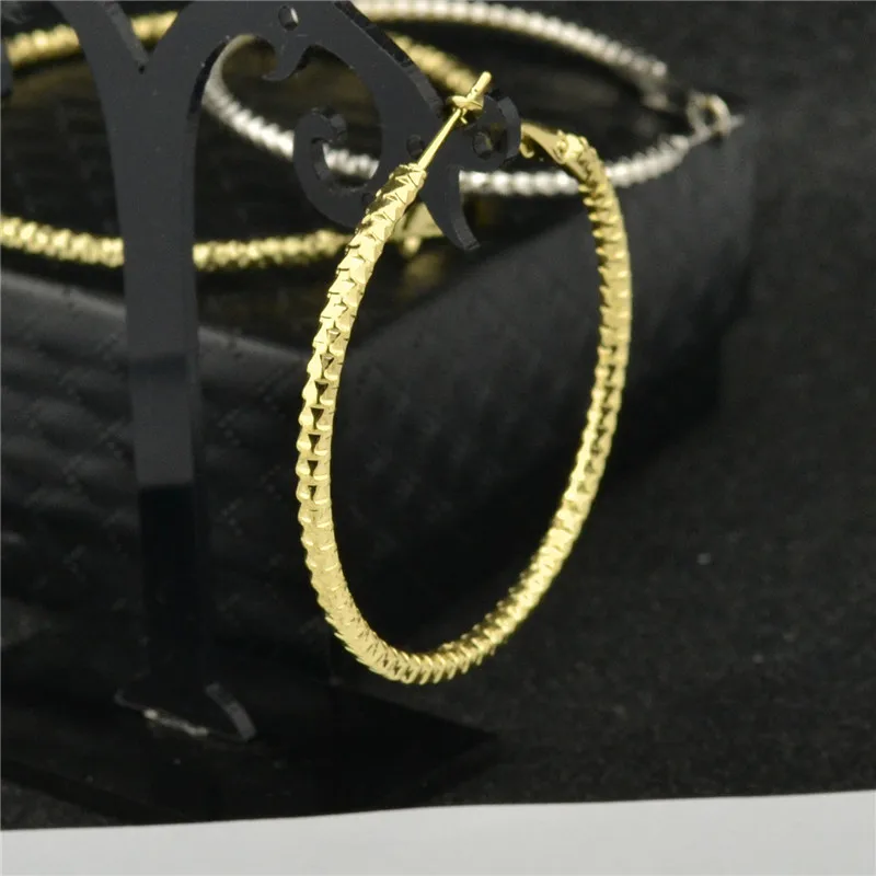 Женские серьги-кольца золотого и серебряного цветов, большие круглые серьги с нитью, блестящие серьги в стиле принцессы, женские модные ювелирные изделия